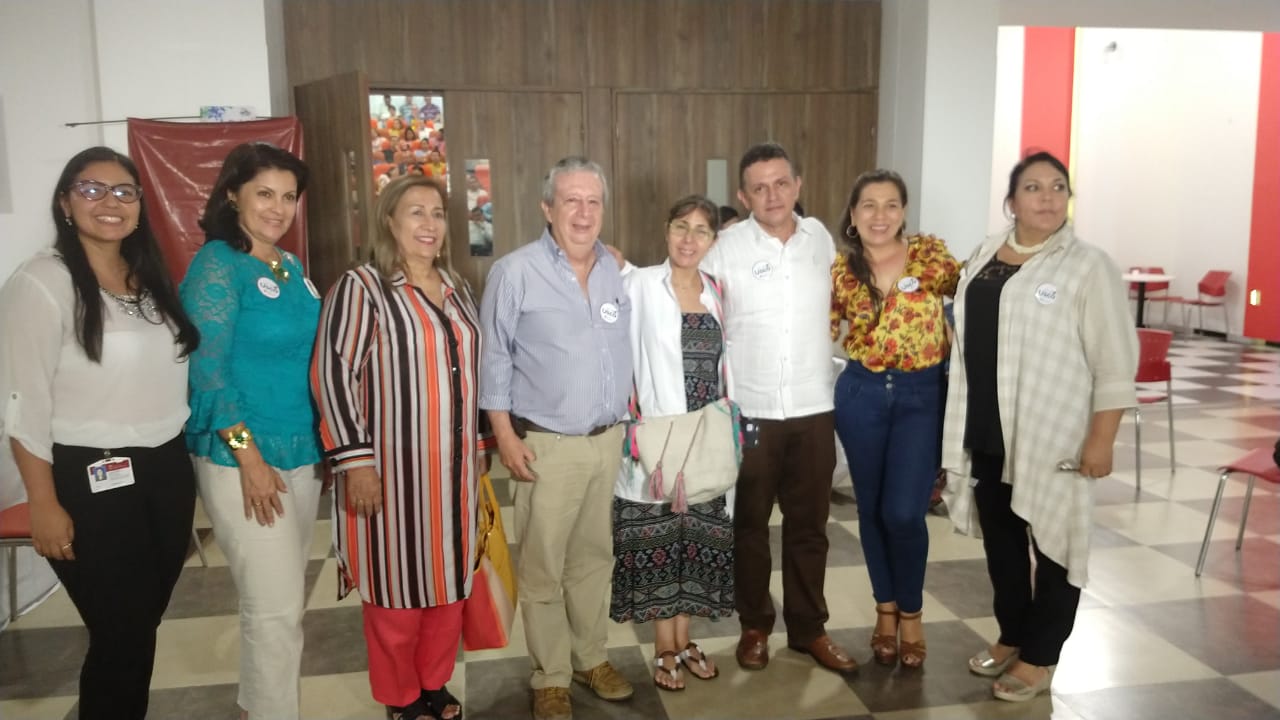 Paula Pinzón, Yineth rojas, Nidia Guzmán, Francisco Cajiao, Cristina Repizo, Míller Roa, Lady Motta y Bernarda Gamboa.